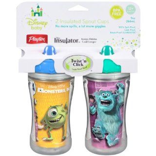 Playtex Insulator Spout Cup, Monsters, 9 Ounce, 2 Count  Sippy Cups  Baby