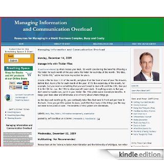 Managing Information and Communication Overload Kindle Store Jeff Davidson
