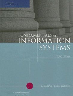 CoursePort Electronic Key Code for Fundamentals of Information Systems, Third Edition Student Online Companion Web site Ralph Stair, George Reynolds 9780619215606 Books