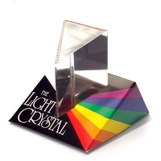 A Quality 60 Degree Acrylic Prism Allows You To Learn To Split A Beam Of Light Into A Multicolored Rainbow Or Look Through The Top Beveled Edge To Reflect Images Into Wonderful Kaleidoscopic Patterns.   Tedco Light Crystal Prism   2.5" Toys & Gam
