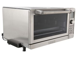 Cuisinart TOB 135 Deluxe Convection Toaster Oven Broiler Brushed Stainless Steel