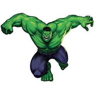 RoomMates The Incredible Hulk Peel and Stick Giant Wall Decal, 18 x 40, 9 x 40