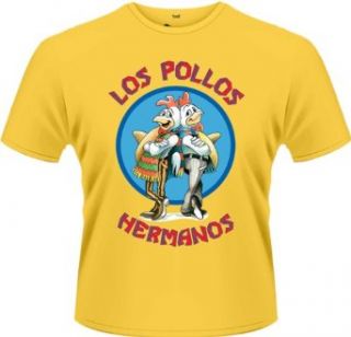 BreakingBad Breaking Bad Los Pollos official men's yellow small t shirt Clothing