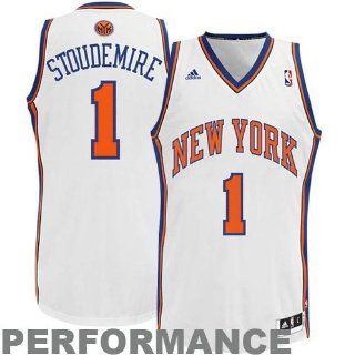 adidas Amar'e Stoudemire New York Knicks Revolution 30 Swingman Performance Jersey   White (Medium)  Basketball Jerseys  Sports & Outdoors