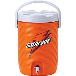 Gatorade Orange Plastic Water Cooler with Dispenser Nozzle, 3 Gallon