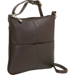 Le Donne Leather Front Pocket Cross Body Bag