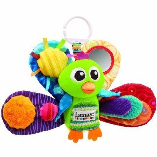Plush Toy Keeps Babies Entertained   Lamaze Play & Grow Jacques the Peacock Take Along Toy  Car Seat Toys  Baby