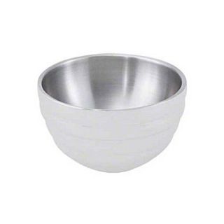 Vollrath 6.9 Qt. Round Beehive Double Wall Serving Bowl, Pearl White