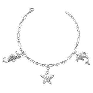 K Design Seashore Charm Bracelet Jewelry