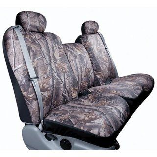 Saddleman Custom Fit Front Bench / Backrest Seat Cover   Polyester Fabric (Camouflage) Automotive