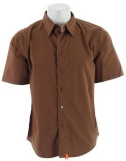 Planet Earth Raven S/S Shirt Nutella Browns Sz L at  Mens Clothing store