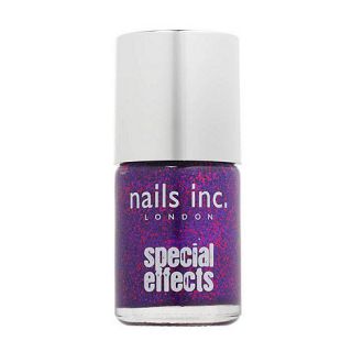 Nails Inc. Special effects   Bloomsbury Square purple 3D glitter Nail Polish