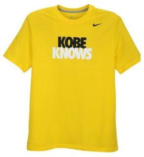 Nike Kobe Bryant KOBE KNOWS Dri Fit T Shirt Large  Sports Fan T Shirts  Sports & Outdoors