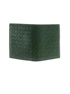 Intrecciato leather flap wallet  Bottega Veneta  
