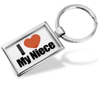 Keychain "I Love My Niece"   Hand Made, Key chain ring Automotive