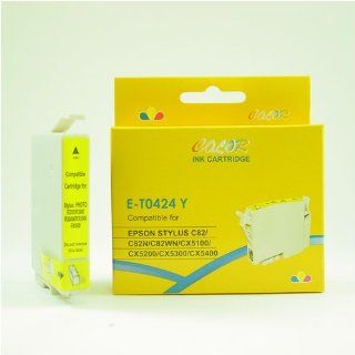 Take4Less 1 pack T042 T0424 T042420 Yellow Compatible Ink Cartridges for Epson Stylus CX5200 CX5400 C82 Electronics