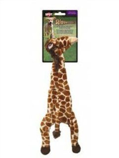 Ethical 5706 Skinneeez Giraffe Stuffing Less Dog Toy, 14 Inch  Pet Squeak Toys 