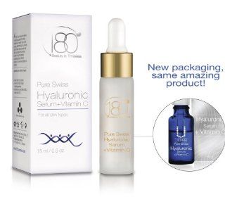 180 Cosmetics Pure Swiss, Hyaluronic Acid Serum + Vitamin C (Ultima)   The very best hyaluronic acid skincare line in the world   For smooth, plump, younger looking skin   Anti Aging, Anti Wrinkle, Instant Lift Solution   Formulated to smooth, strengthen, 