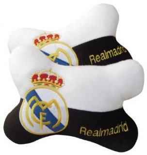 Real Madrid Soccer Super Fans Car Cushion Neck Rest Pillow   Multicolour (Size One size) Accessories Clothing