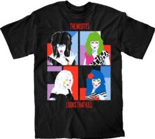 Jem and the Holograms The Misfits Looks That Kill Adult Black T Shirt Clothing