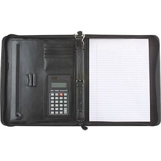 Buxton Zip Around Leather Padfolio with Calculator  Make More Happen at