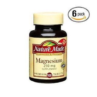 Nature Made Magnesium 250mg Health & Personal Care
