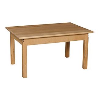 Wood Designs™ 24 x 36 Rectangle Hardwood Birch Activity Table With 18 Legs, Natural  Make More Happen at