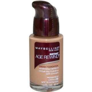 Maybelline Instant Age Rewind Foundation SPF18, Creamy Natural Light 5, 1 Ounce  Foundation Makeup  Beauty
