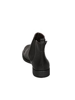 Dune Paddy d leather ankle chelsea boots Black