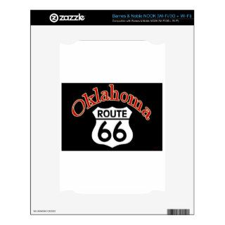 Oklahoma Route 66 Shield NOOK Skins