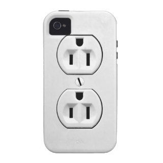 Funny Electrical Outlet Custom iPhone 4 Vibe iPhone 4 Covers