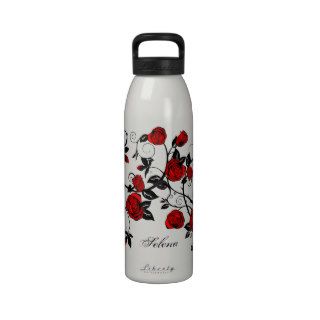 Stylish Tattoo Roses Water Bottle