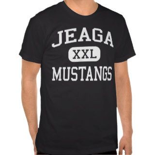 Jeaga   Mustangs   Middle   West Palm Beach T Shirt