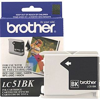 Brother LC51BK Black Ink Cartridge  Make More Happen at