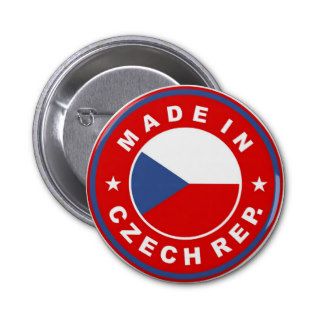 made in czech republic country flag product label pins