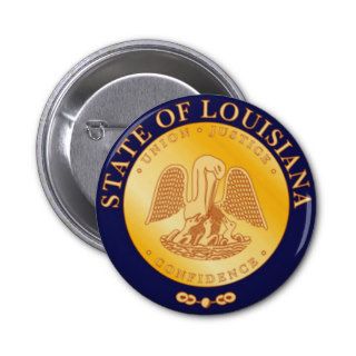 Louisiana State Seal Buttons
