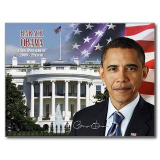 Barack Obama   44th President of the U.S. Postcard