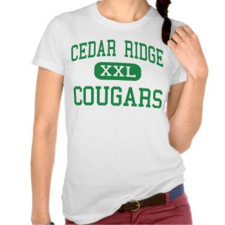Cedar Ridge   Cougars   High   Old Bridge Tee Shirt