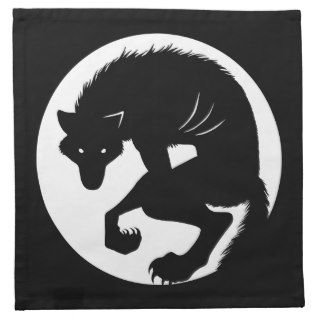Werewolf Moon Cloth Napkin