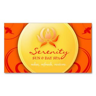 311 Warm Spa Delight Business Card
