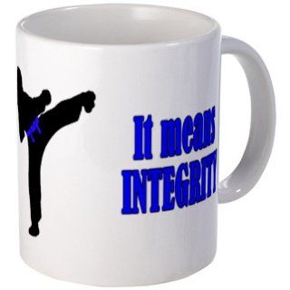  It Means Integrity, female kicker, Mug   Standard Kitchen & Dining
