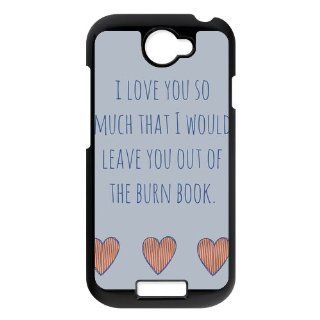 The Burn Book   Mean Girls movie HTC ONE S Case Cell Phones & Accessories
