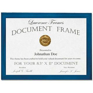 8.5x11 Blue Wood Certificate Picture Frame   Gallery Collection  Make More Happen at