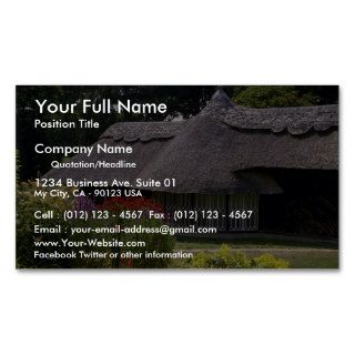 Thatched cottage, England in Europe Business Cards