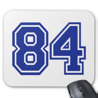 84   number mouse pad