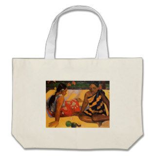 Gauguin French Polynesia Tahiti Women Canvas Bags