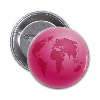 Pink Globe Buttons