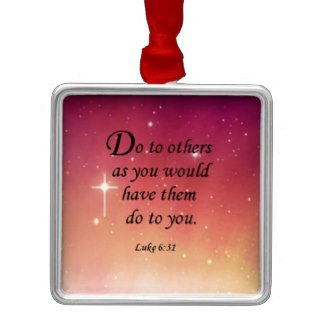 Luke 631 christmas tree ornament