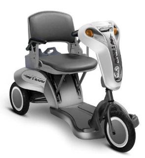 Gusto 3 Wheel Folding Scooter, Light Silver Health & Personal Care