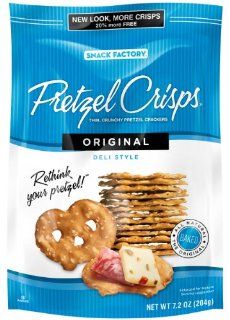 Snack Factory Original Pretzel Crisps, 7.2 Ounce Bags (Pack of 12)  Grocery & Gourmet Food